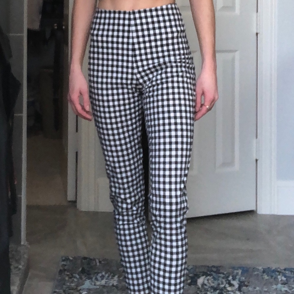 Gingham pants